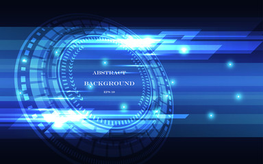 Abstract technology background Hi-tech communication concept futuristic digital innovation background vector illustration