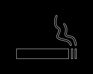 thin line icon illustration design