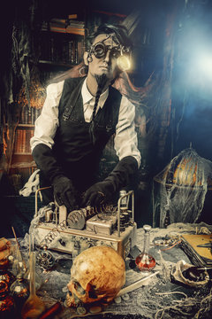crazy scientist alchemist