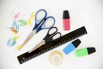 Several school items