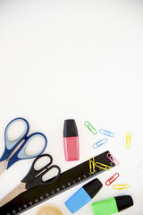 Several school items