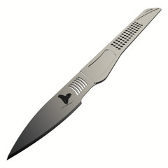 3D render of surgical scalpel. Design of a medical scalpel 