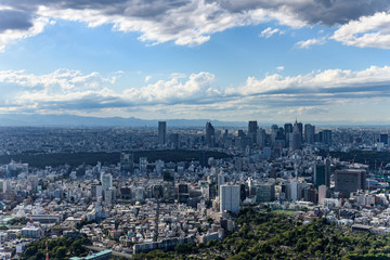Fototapeta premium 東京の都市風景 日中