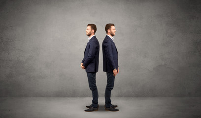 Obraz premium Businessman with two choices