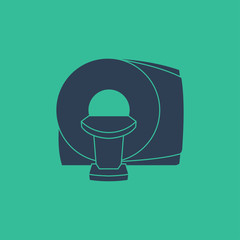 CT Scanner machine icon vector symbol