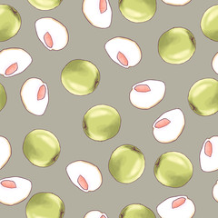 Seamless jujube background for graphic design