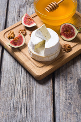 Cheese brie and camembert