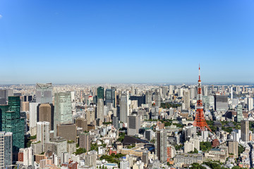 Fototapeta na wymiar 東京の都市風景　日中