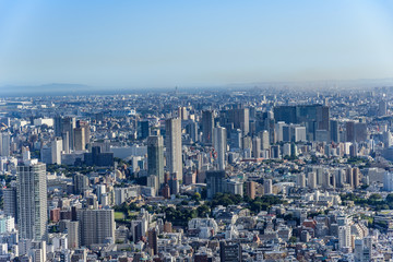 東京の都市風景　日中