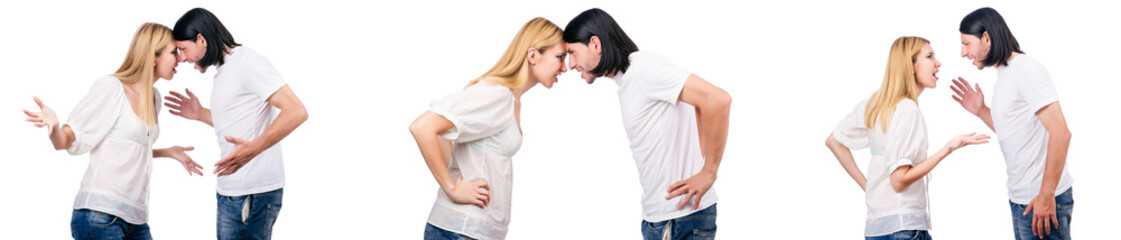 Pair of man and woman in love