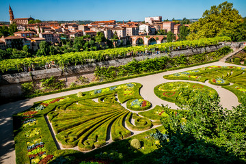 Les jardins du Musée Toulouse-Lautrec à Albi