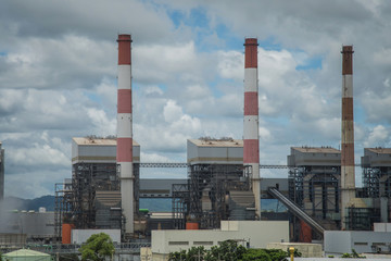 Fototapeta na wymiar Mae Moh coal power plant.