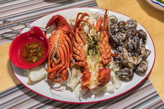 steamed Lobster in Batanes