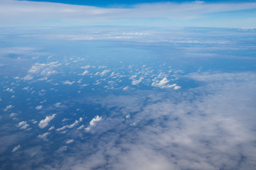 Beautiful sky with clouds.