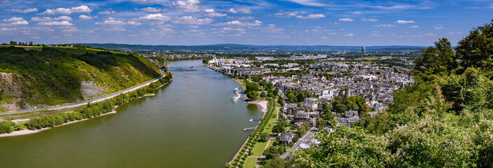 Fototapeta na wymiar Rheinpanorama
