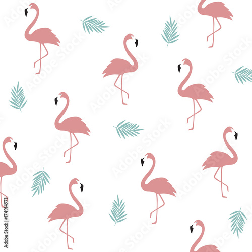 Seamless Flamingo Pattern Background Poster Design Seamless Flamingo Pattern Background Poster Design Wallpaper Invitation Cards Textile Print