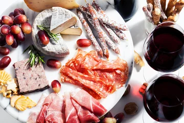 Fotobehang Assortiment Red wine  © N.Van Doninck