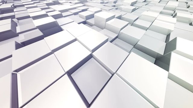 Geometric Block Wall moving background.