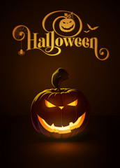 Jack-o-Lantern Dark Evil Smile