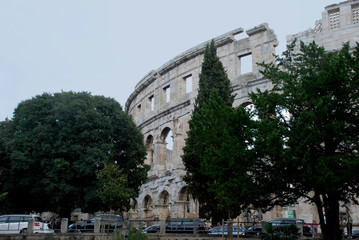 Obraz premium Amphitheater im Pula 