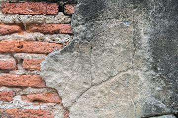 old grudge brick wall textured