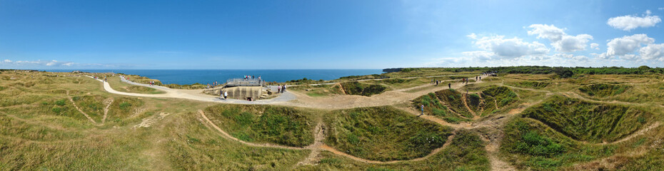 Pointe du Hoc, Cricqueville-en-Bessin, Normandie, Calvados, France
