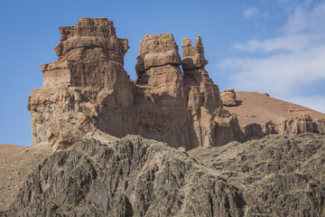 Fototapeta premium Charyn Canyon and the Valley of Castles, National park, Kazakhstan.