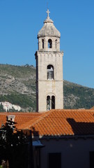 Fototapeta na wymiar Croatie Dubrovnik clocher Couvent dominicain 