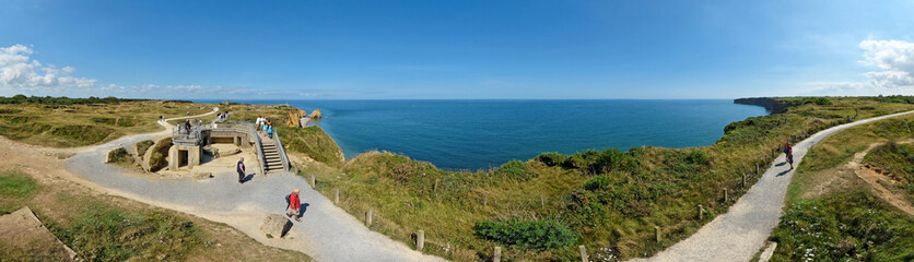 Pointe du Hoc, Cricqueville-en-Bessin, Normandie, Calvados, France