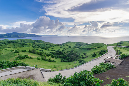 View from Vayang Rolling Hills, Ivatan Island, Batanes