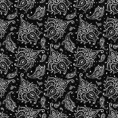 Paisley seamless background.