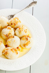 Potato dumplings stuffed with meat