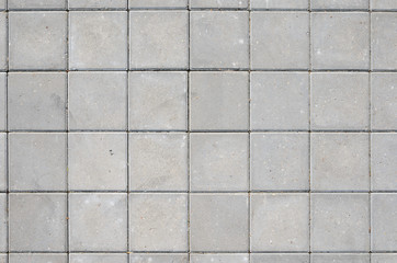 Gray Concrete Square Paving Stone Texture