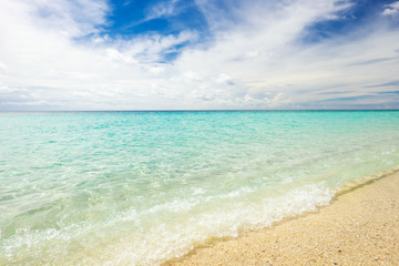 Transparent sea and crystal clear water of Phuket island, Thailand.