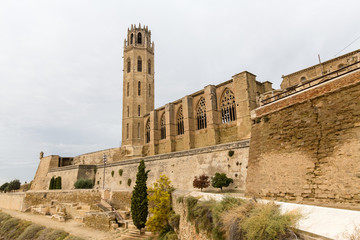 Fototapeta na wymiar the city of Lleida in Catalonia, Spain