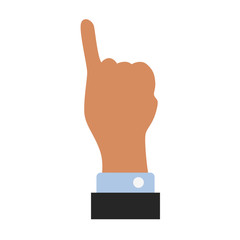 hand gesture flat icon