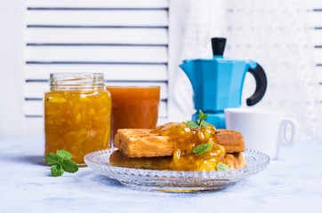 Traditional Belgian waffles