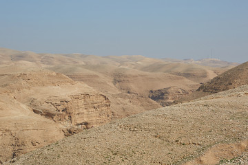 Canyon in the desert of Judaea.