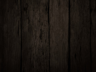 Dark brown old wood texture background