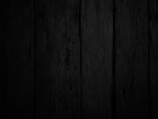 Black old wood texture background