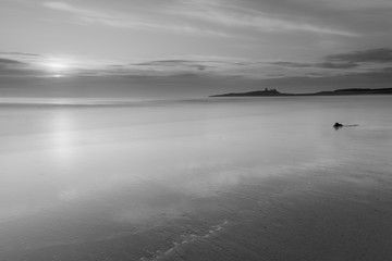 A long exposure photo taken before sunrise