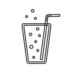 Lemonade linear icon