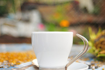 Cup of morning coffee