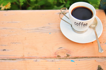 Cup of morning coffee