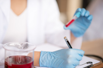 scientist working at the laboratory