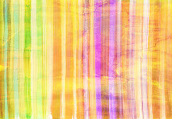 Watercolor bright hand painted background. Handmade aged paper texture. Grunge overlay for cards, invitations, web, clothing, textile, vintage poster, banner, scrapbook.