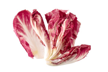 Obraz premium Radicchio, red salad isolated on white background