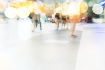 city people crowd abstract background blur action