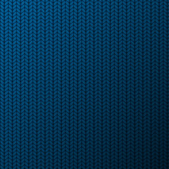 vector blue knitted pattern design