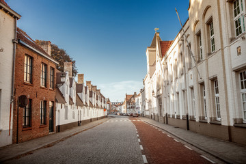 Fototapeta na wymiar Street of Brugge, Belgium
